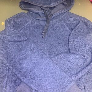 ALO Yoga Navy Fleece Pullover